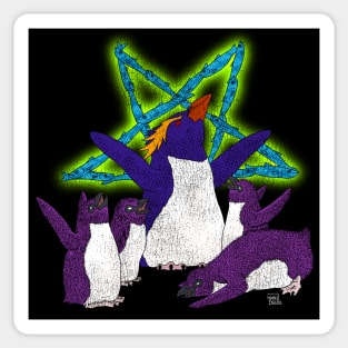 Penguin Worship Sticker